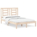 Estructura de cama madera maciza 120x190 cm