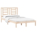 Estructura de cama madera maciza 120x190 cm