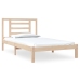 Estructura de cama sin colchón madera maciza de pino 90x200 cm