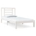 Estructura cama sin colchón madera maciza pino blanca 100x200cm