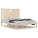 Estructura de cama madera maciza 120x190 cm