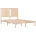 Estructura de cama madera maciza 120x190 cm