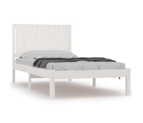 Estructura cama sin colchón madera maciza pino blanca 100x200cm