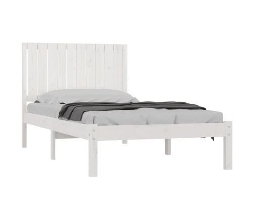 Estructura cama sin colchón madera maciza pino blanca 100x200cm