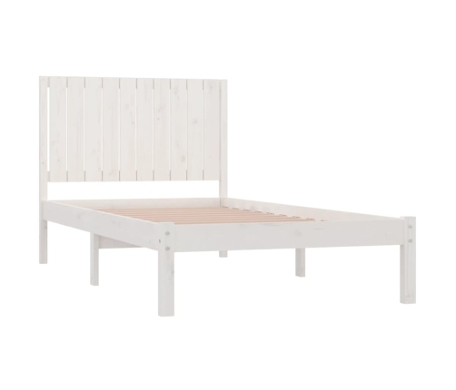 Estructura cama sin colchón madera maciza pino blanca 100x200cm