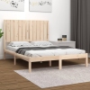 Estructura de cama sin colchón madera de pino maciza 120x200 cm