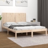 Estructura de cama sin colchón madera de pino blanca 140x200 cm