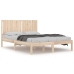 Estructura de cama sin colchón madera maciza de pino 160x200 cm