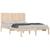 Estructura de cama madera maciza 180x200 cm