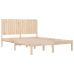 Estructura de cama madera maciza 180x200 cm