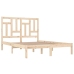 Estructura de cama madera maciza 120x190 cm