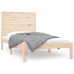 Estructura de cama de madera maciza 100x200 cm