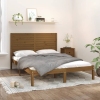 Estructura de cama madera maciza de pino marrón miel 120x200 cm