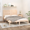 Estructura de cama madera maciza 150x200 cm