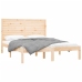 Estructura de cama de madera maciza de pino 160x200 cm