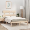 Estructura de cama madera maciza 120x190 cm