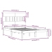 Estructura de cama de madera maciza 140x200 cm
