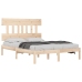 Estructura de cama madera maciza 180x200 cm