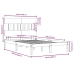 Estructura de cama madera maciza blanco 200x200 cm