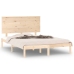 Estructura de cama madera maciza 120x190 cm