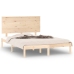 Estructura de cama sin colchón madera maciza de pino 140x190 cm
