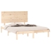 Estructura de cama sin colchón madera maciza de pino 140x190 cm