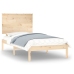 Estructura de cama sin colchón madera maciza de pino 90x200 cm