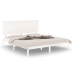 Estructura de cama madera maciza blanco Supe King 180x200 cm