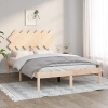 vidaXL Estructura cama doble pequeña madera maciza 135x190 cm