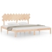 vidaXL Estructura de cama de madera maciza 200x200 cm