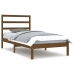 Estructura de cama madera maciza pino marrón miel 100x200 cm