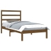 Estructura de cama madera maciza pino marrón miel 100x200 cm
