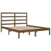 vidaXL Estructura de cama madera maciza de pino marrón miel 120x200 cm