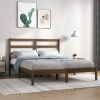 vidaXL Estructura de cama madera maciza de pino marrón miel 120x200 cm