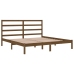 Estructura de cama madera maciza de pino marrón miel 200x200 cm