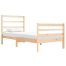 Estructura de cama madera maciza de pino 90x190 cm