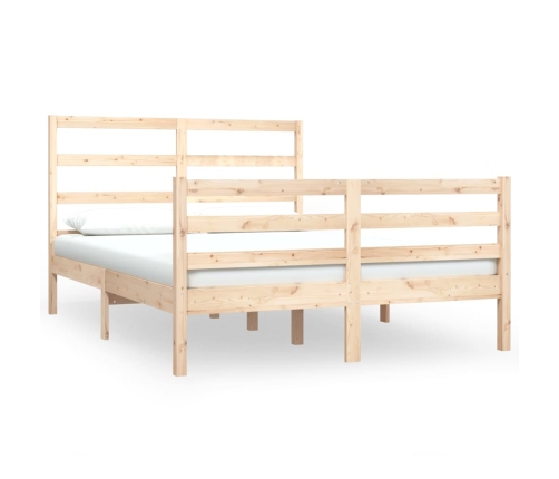 Estructura de cama madera maciza de pino 120x190 cm