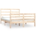 Estructura de cama madera maciza de pino 120x190 cm