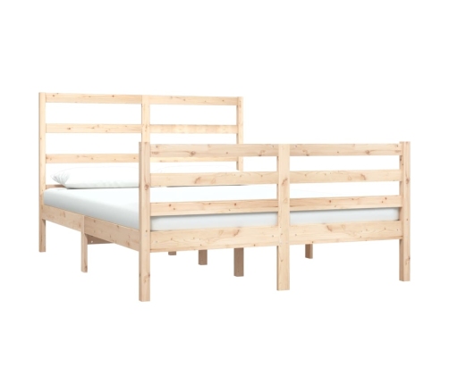 Estructura de cama madera maciza de pino 120x190 cm