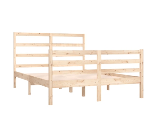 Estructura de cama madera maciza de pino 120x190 cm