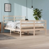 Estructura de cama sin colchón madera maciza de pino 160x200 cm