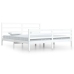 Estructura de cama sin colchón madera de pino blanco 200x200 cm