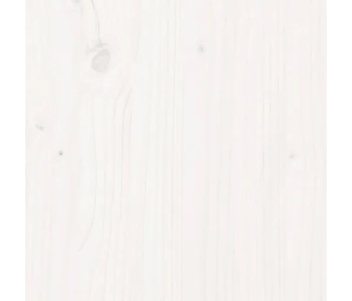 Estructura de cama sin colchón madera pino blanco 120x200 cm