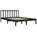 Estructura de cama madera maciza de pino negro 120x200 cm