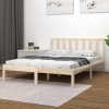 vidaXL Estructura de cama de madera maciza de pino 140x190 cm