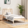 Estructura de cama madera maciza de pino 90x190 cm