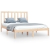 Estructura de cama madera maciza de pino 120x190 cm