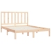 Estructura de cama madera maciza de pino 120x190 cm