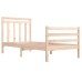 Estructura de cama madera maciza 90x200 cm