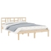 Estructura de cama madera maciza de pino 140x190 cm